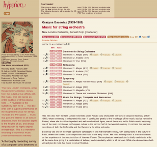 Hyperion's download site hyperion-record.co.uk